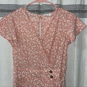 Pink Floral Dress